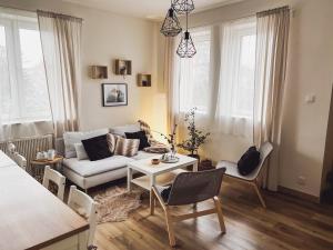 Posezení v ubytování Apartmány Zahražany