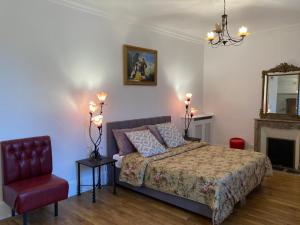 Postel nebo postele na pokoji v ubytování Casa La Palma Le 48