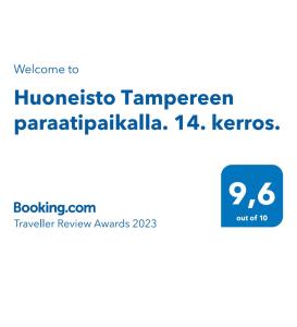 Fotografie z fotogalerie ubytování Huoneisto Tampereen paraatipaikalla. 14. kerros. v destinaci Tampere