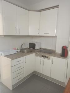 Kuchyň nebo kuchyňský kout v ubytování Apartamento Playmar Almeria