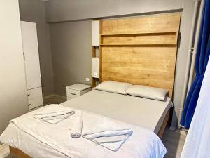 Postel nebo postele na pokoji v ubytování beydağı suit