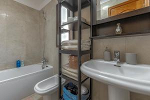 Koupelna v ubytování Casa del Mar