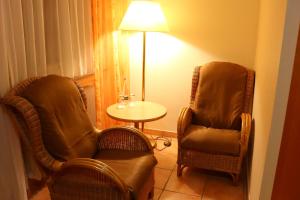 Posezení v ubytování Haus Hubertus