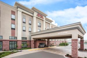 a rendering of the front of a hotel at Hampton Inn & Suites Watsonville in Watsonville