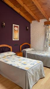 Кровать или кровати в номере Casa rural La Pila