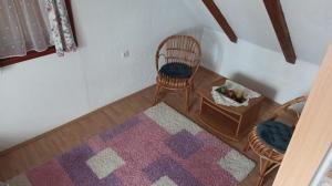 Posezení v ubytování Planinska Kuca Tara / Mountain House Tara