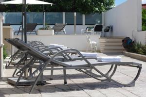 Balkón alebo terasa v ubytovaní Apartments Villa Tećo mit Pool