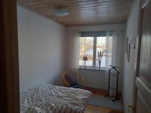 Letto o letti in una camera di Lägenhet centrala Sollerön