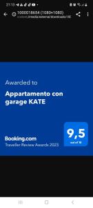 A bird's-eye view of Appartamento con garage KATE