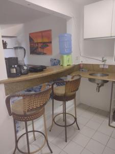 Kuchyň nebo kuchyňský kout v ubytování Victory Business Flat