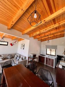 Posezení v ubytování Cabaña "Alexa", en el corazón del bosque de Mazamitla