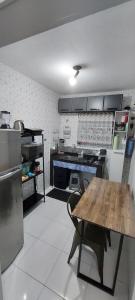 Köök või kööginurk majutusasutuses Apto Essepê! Expo Center Norte, Rodoviaria Tiete e Brás Vautier