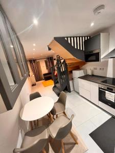 Kuchyň nebo kuchyňský kout v ubytování Cerrkuss Stays