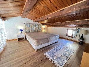 Posteľ alebo postele v izbe v ubytovaní Appartement T2 Cabine, Rez-de-Jardin, Parking, Lave-Linge, Terrasse, Accès Plage à 30m - FR-1-702-16