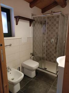 Koupelna v ubytování B&B Villa Lidia