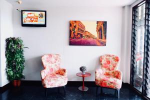 Posezení v ubytování Ratana Residence Thalang