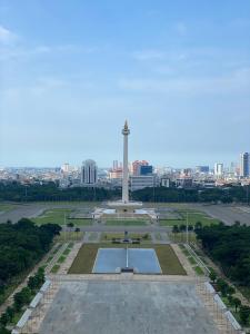 Vista aerea di Yellow Bee Tanah Abang