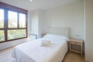 Posteľ alebo postele v izbe v ubytovaní Pucela apartmets