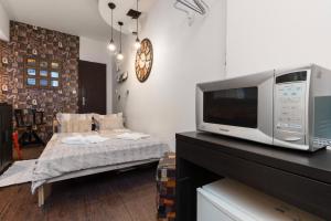 Posteľ alebo postele v izbe v ubytovaní Cheerful studio Budapest downtown