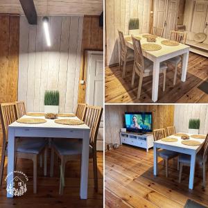 Telewizja i/lub zestaw kina domowego w obiekcie Ranczo Wilkowyja