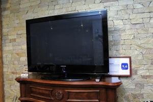 TV a/nebo společenská místnost v ubytování Затишний міні-готель "Rosky"