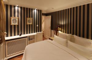 Ένα ή περισσότερα κρεβάτια σε δωμάτιο στο Strandhafer