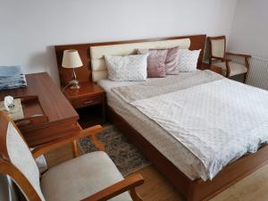 Postel nebo postele na pokoji v ubytování Casa Lac de Verde