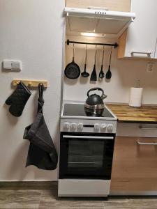 Apartmány Nová duha Vavřinec 주방 또는 간이 주방