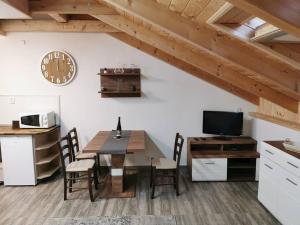 Apartmány Nová duha Vavřinec 주방 또는 간이 주방