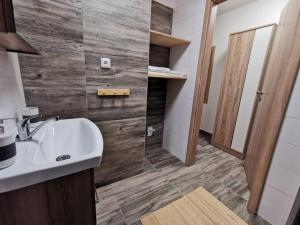 Apartmány Nová duha Vavřinec 주방 또는 간이 주방