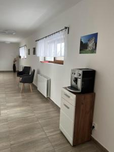Apartmány Nová duha Vavřinec 주방 또는 간이 주방