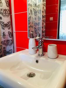 Koupelna v ubytování Apartment Sakvice 390