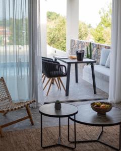Posezení v ubytování Kaktus Suites Private Pool