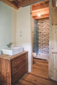 Łazienka w obiekcie Eco lodge Carbonaccio