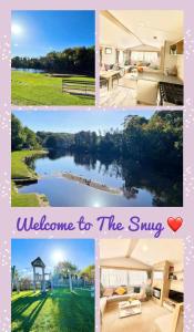 a collage of photos with the words welcome to the swing at "The Snug" in Knaresborough