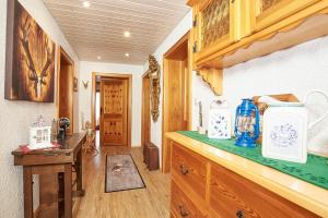 Kuchyň nebo kuchyňský kout v ubytování Landhaus Maltermoos