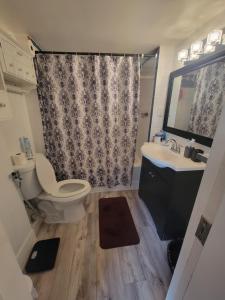 A bathroom at 2 Great room for rent, Individual entrance, Share bathroom, beautiful lake, in manufactured home 5 min from Hard Rock Hotel Casino