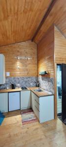 Dapur atau dapur kecil di Guesthouse and Cottage Nicolo
