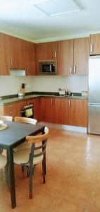 A kitchen or kitchenette at Shui wu, la casita del agua