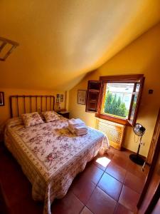 Posteľ alebo postele v izbe v ubytovaní EL REFUGIO DE GORIZ + 26 fotografií