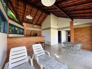 Χώρος καθιστικού στο Recanto Lírio da Paz