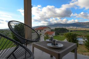 Uma vista geral da montanha ou uma vista da montanha a partir of the country house