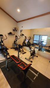 Fitness centrum a/nebo fitness zařízení v ubytování Hotel Diego de Almagro Coyhaique