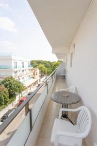 Balkón nebo terasa v ubytování Hotel Raxa