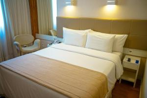 Letto o letti in una camera di Linhares Design Hotel