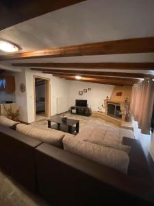 A seating area at Best view of Meteora in ''Stavros home''