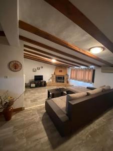 A seating area at Best view of Meteora in ''Stavros home''
