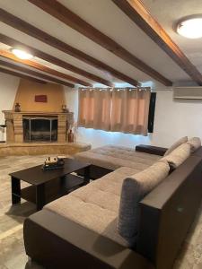 A seating area at Best view of Meteora in ''Stavros home''