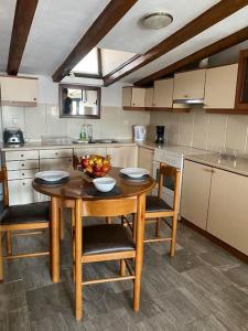 A kitchen or kitchenette at Best view of Meteora in ''Stavros home''
