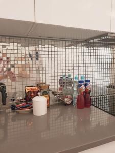 Kuchyňa alebo kuchynka v ubytovaní Luksusowy Apartament na Promenadzie + 37 fotografií